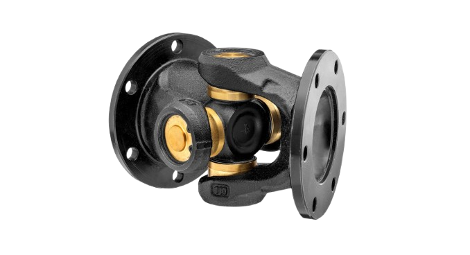 Flange cardan shaft universal joint