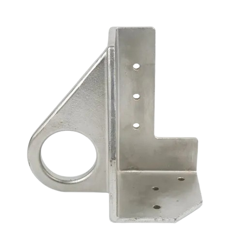 Custom fabricated metal bracket