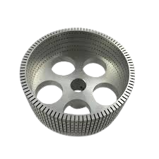 Precision toothed metal wheel