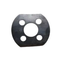 Custom black metal plate