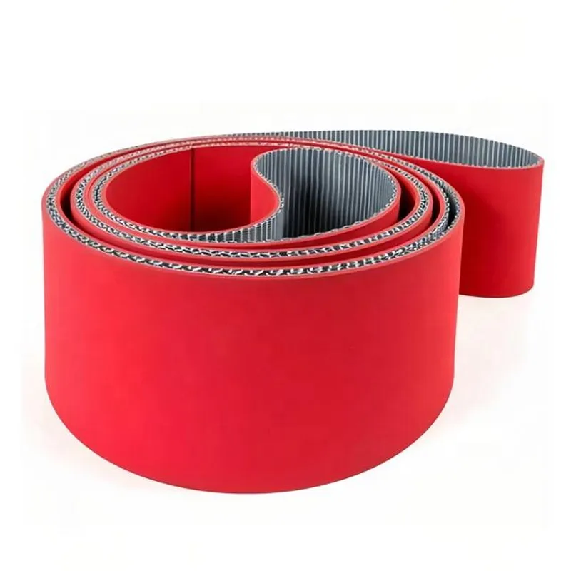 FDA timing belt with food-approved top coating