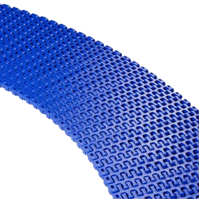 Radius modular conveyor band
