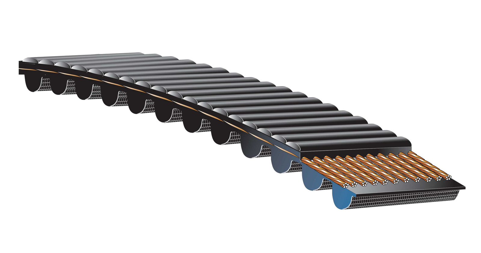Curve Saw Poly Chain GT2 belts