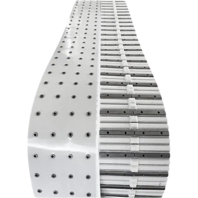 Timing belt with metal teeth